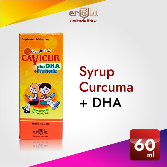 CAVICUR DHA / syrup penambah nafsu makan anak-anak botol 60 ml