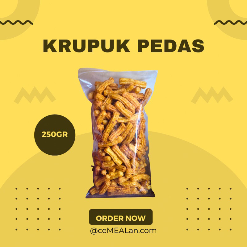 

CEMILAN PEDAS/KRUPUK SEBLAK 250gr