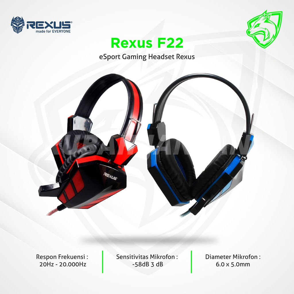 Headset Gaming Rexus Terbaik 2020 - Rexus Gaming Headset Vonix F22