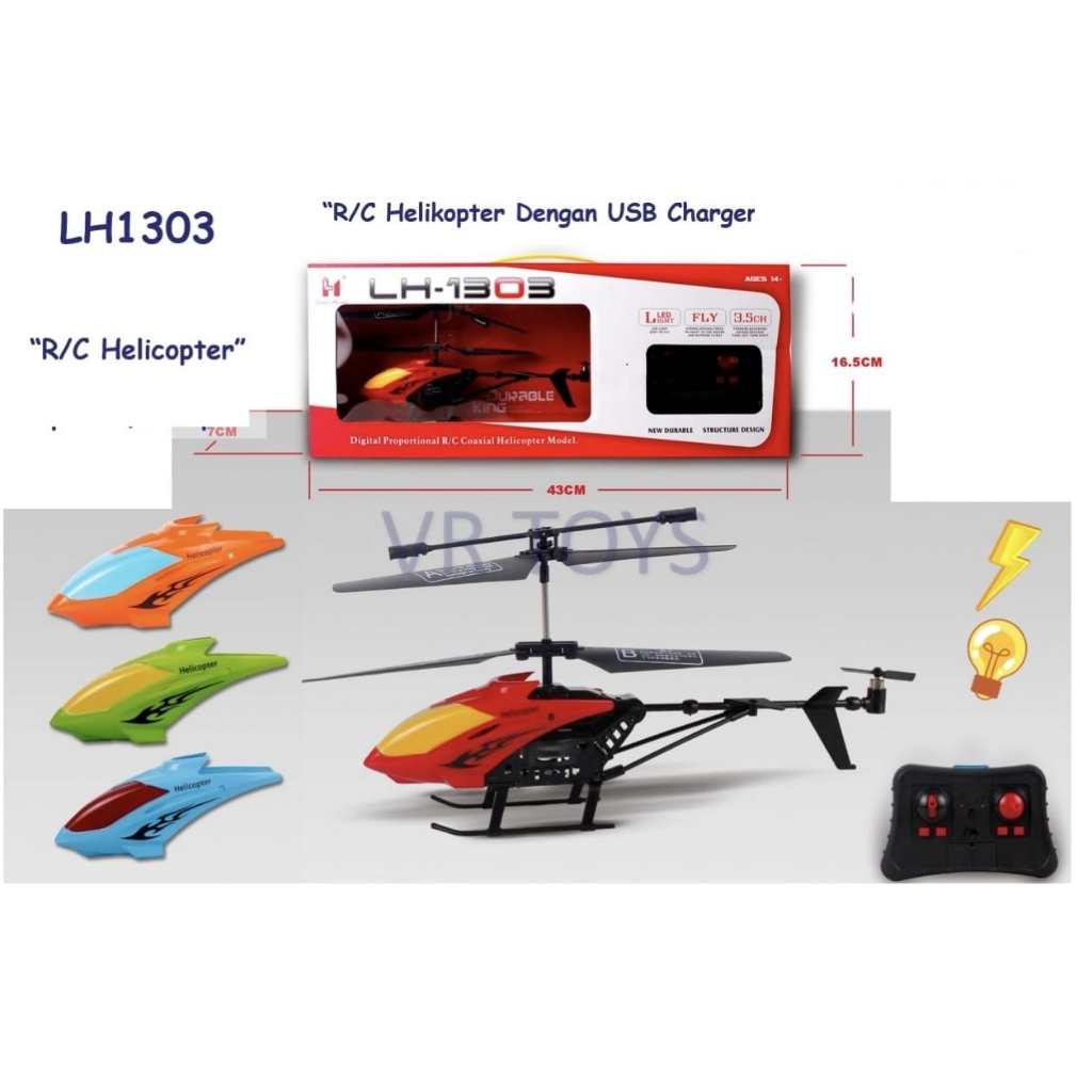 MAINAN ANAK HELICOPTER REMOTE LH1303