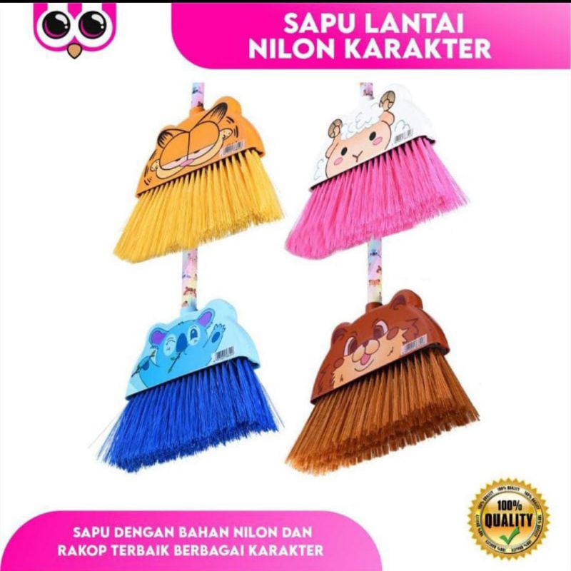 SAPU LANTAI NILON KARAKTER