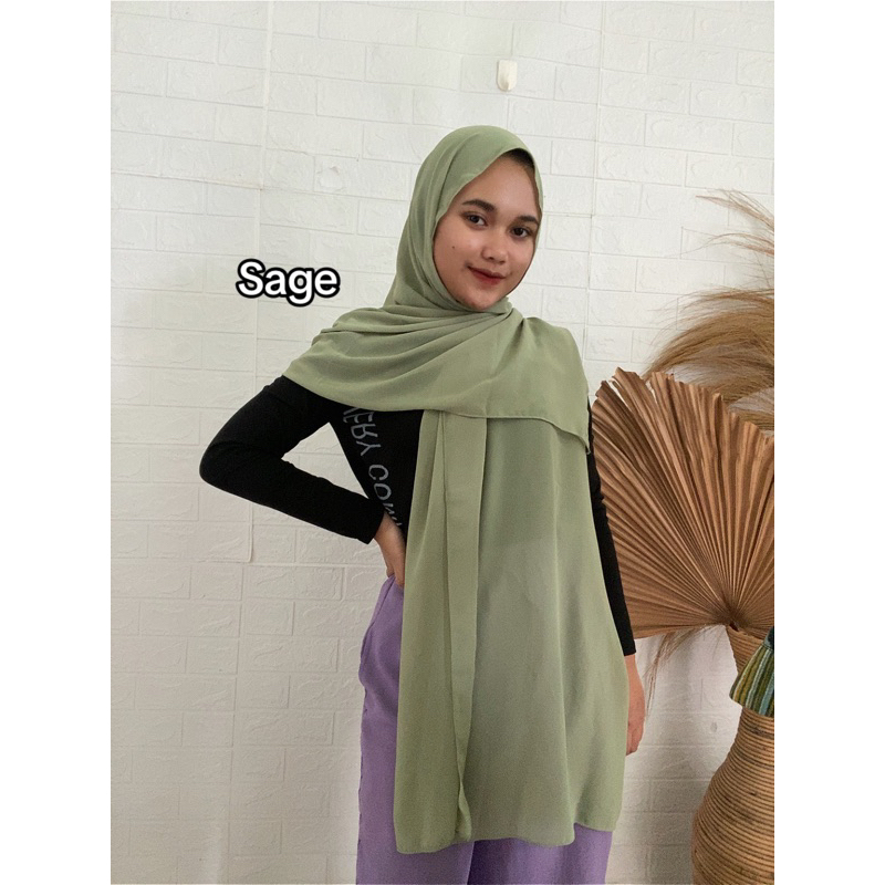 pashmina ceruty 200x75 cm pashmina jumbo syar'i