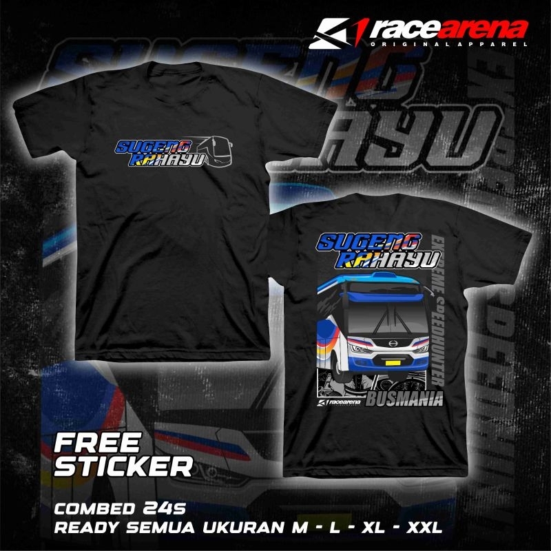 kaos custom BUS mania SUGENG RAHAYU,