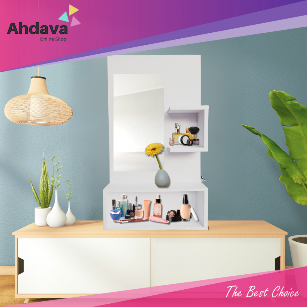 MEJA RIAS TOLET CERMIN RIAS MINIMALIS