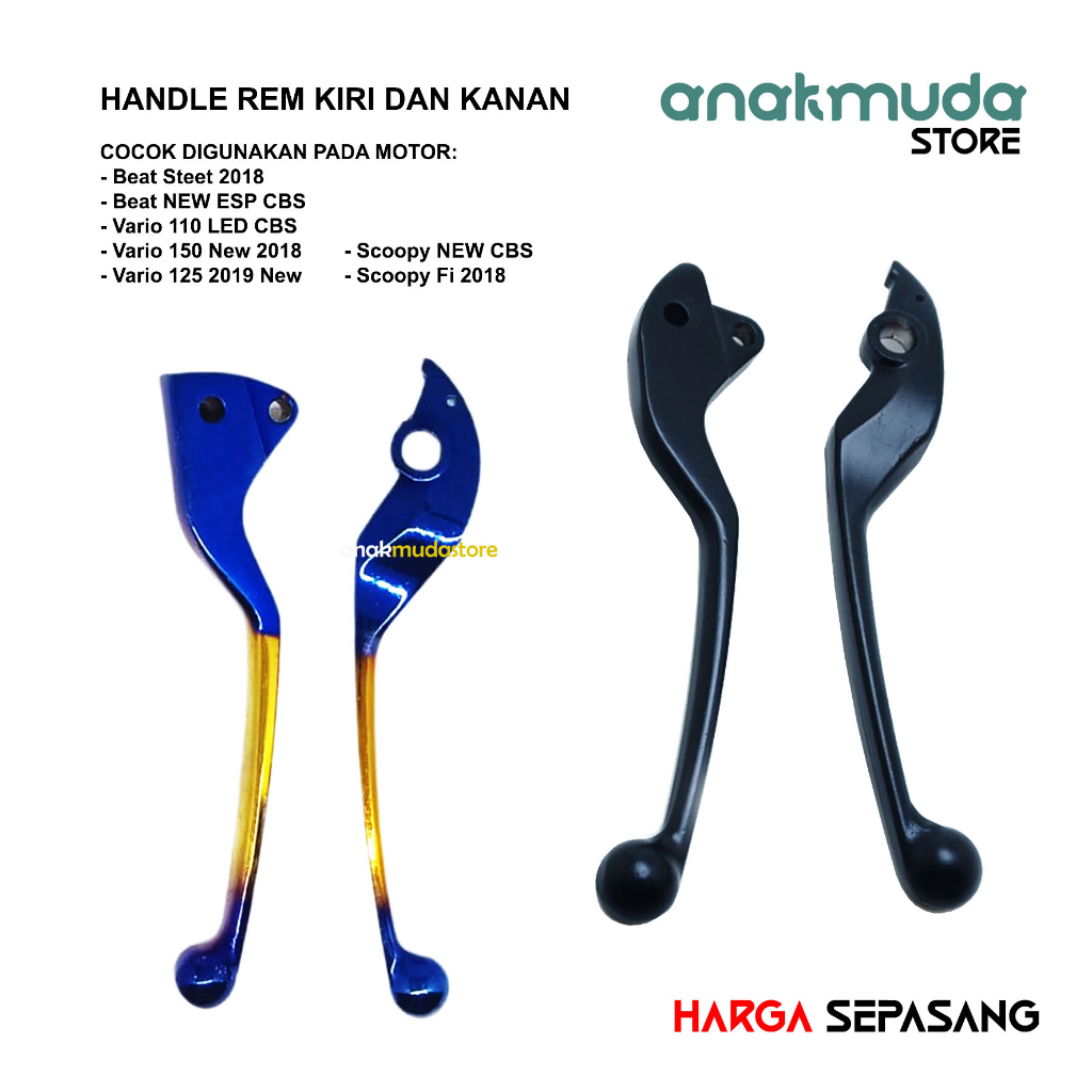 (HRT1) Handle Handel Rem Motor Variasi Two Tone Bakar Vario VARIO Old 150 110 125 150 CBS / BEAT ESP