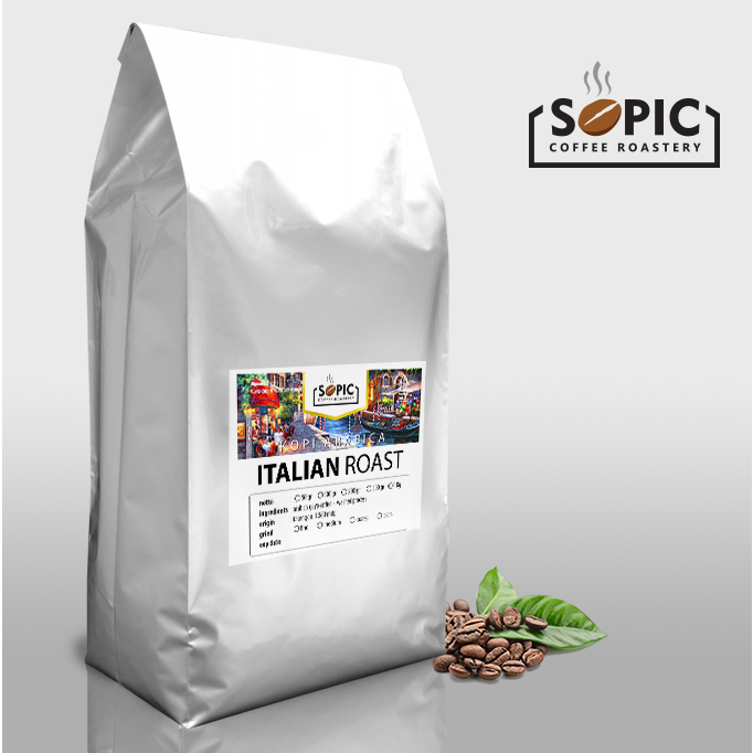 

Kopi Arabica Aceh Gayo Italian Roast (Dark Roast) 500 gr