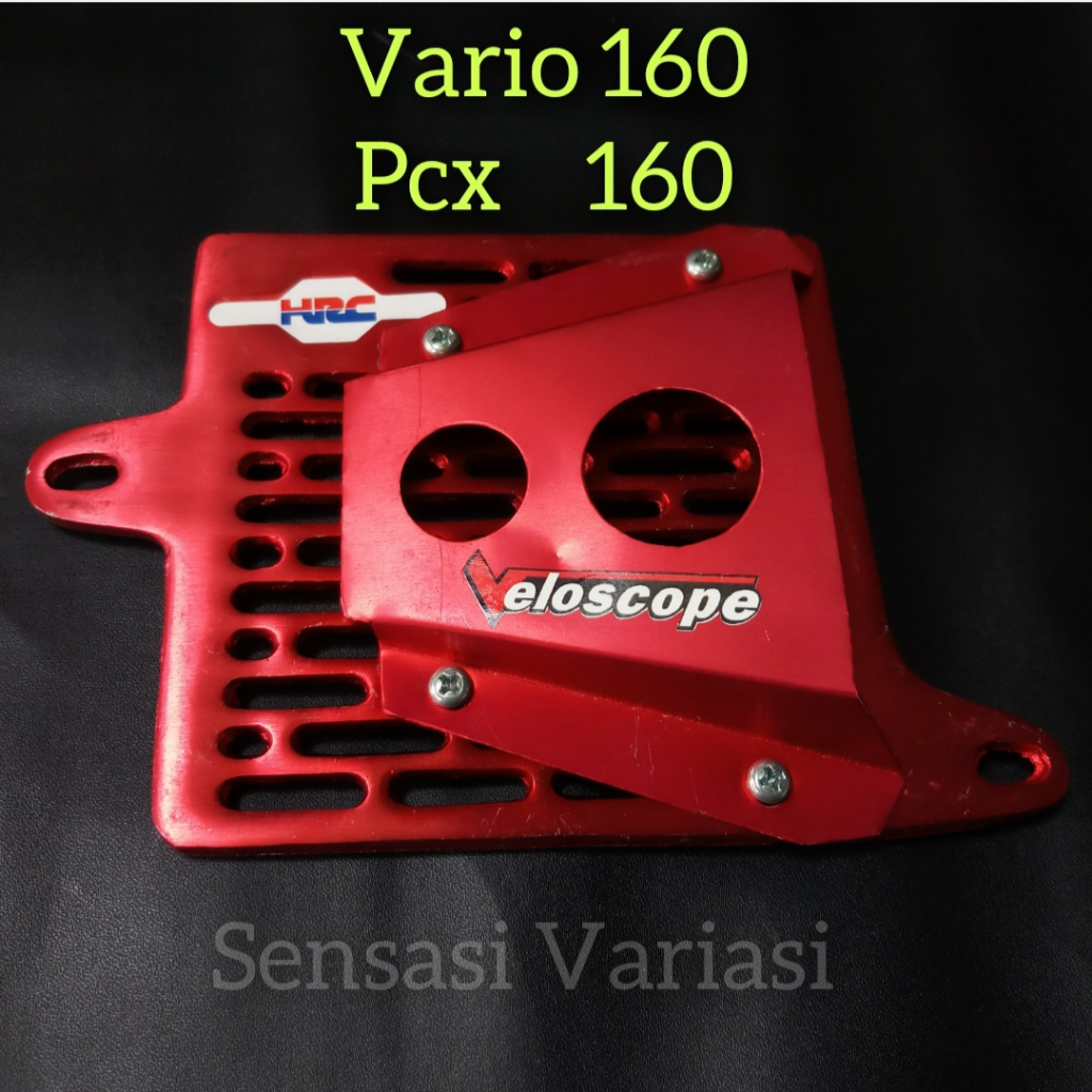 TUTUP RADIATOR PCX 160 VARIO 160/ COVER RADIATOR PCX 160 MERAH