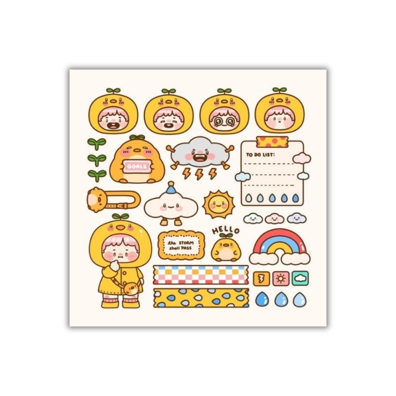 

sticker glossy | sticker for journal aesthetic