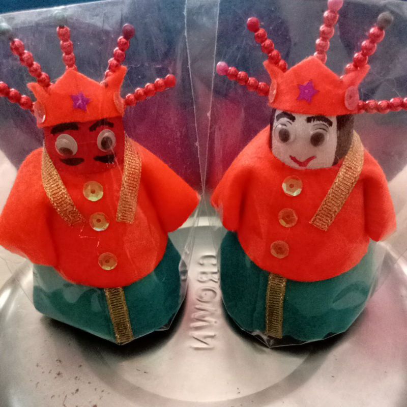 kerajinan ondel ondel dari kok karya anak bangsa