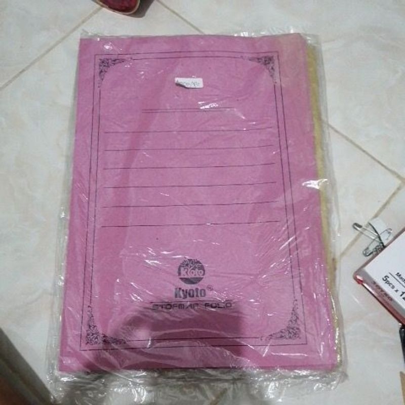 

Stofmap folio merah isi 6pcs