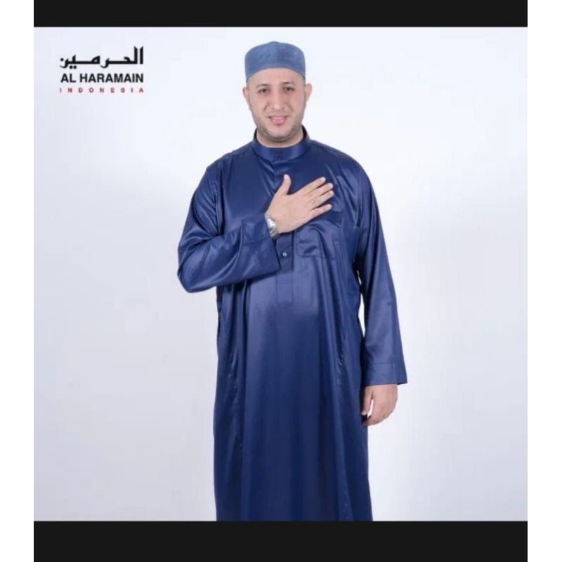 AL Haramain Jubah / Gamis Pria Dewasa Viet | Putih | Hitam
