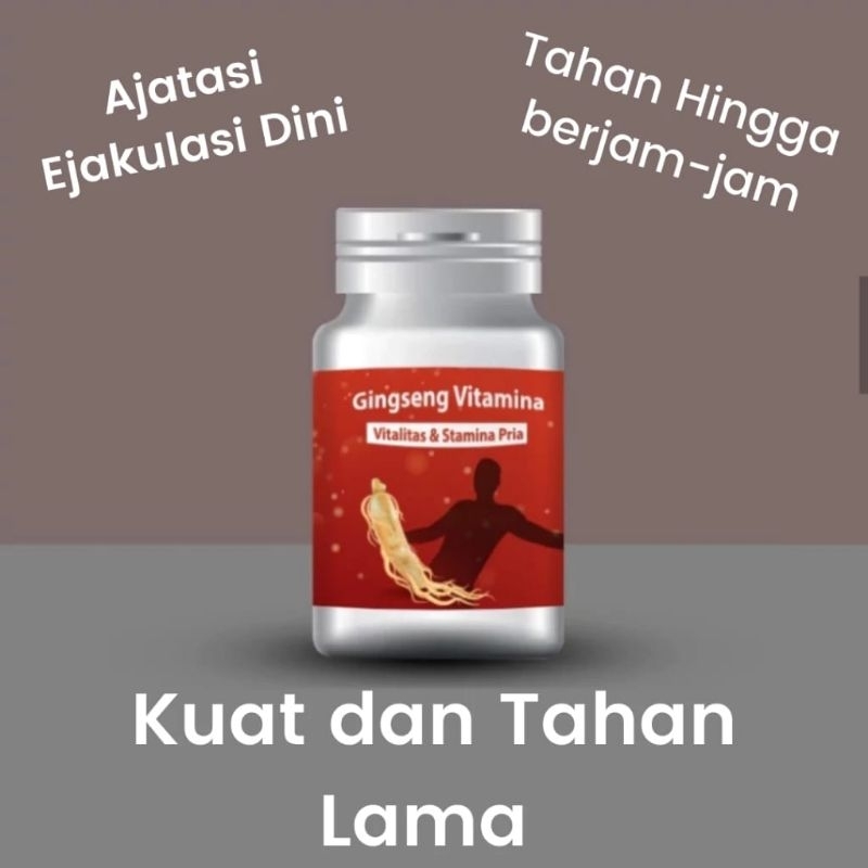 GINSENG VITAMINA HERBAL UNTUK MENAMBAHKAN STAMINA TUBUH ORIGINAL