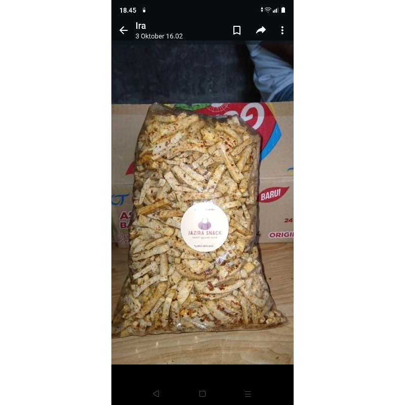 

Basreng Kering Pedas 500 gram