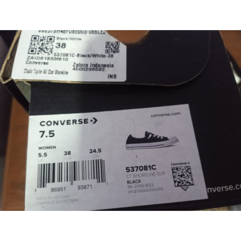 converse shoreline 38 24,5cm
