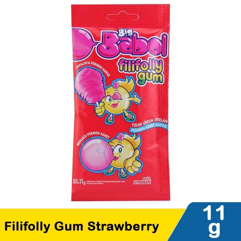 

Big Babol Filifolly Gum Strawberry 11G