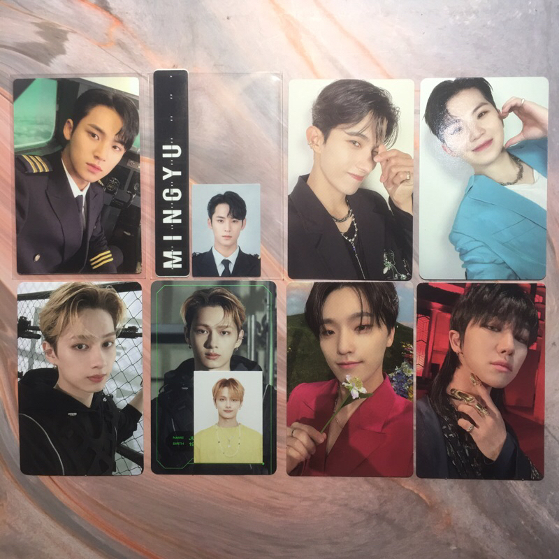 PC MINGYU PILOT SET PC WOOZI THE NAME PC DK THE NAME