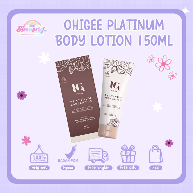 OHIGEE PLATINUM BODY LOTION