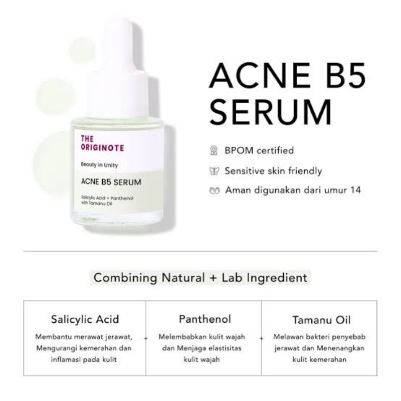 THE ORIGINOTE ACNE SERUM