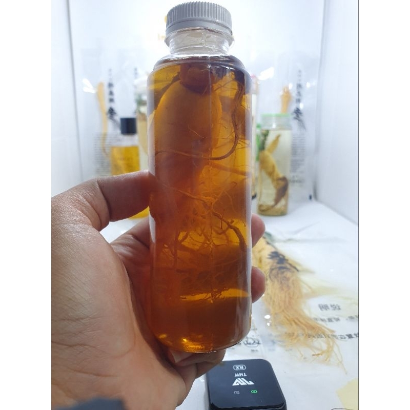 Ginseng PREMlUM Fres Import Asli + Madu Murni(Botol 250ml)