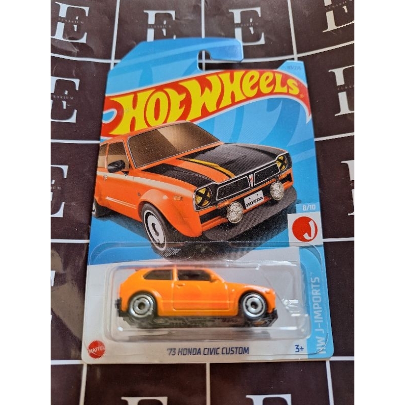 Hotwheels '73 Honda Civic Custom