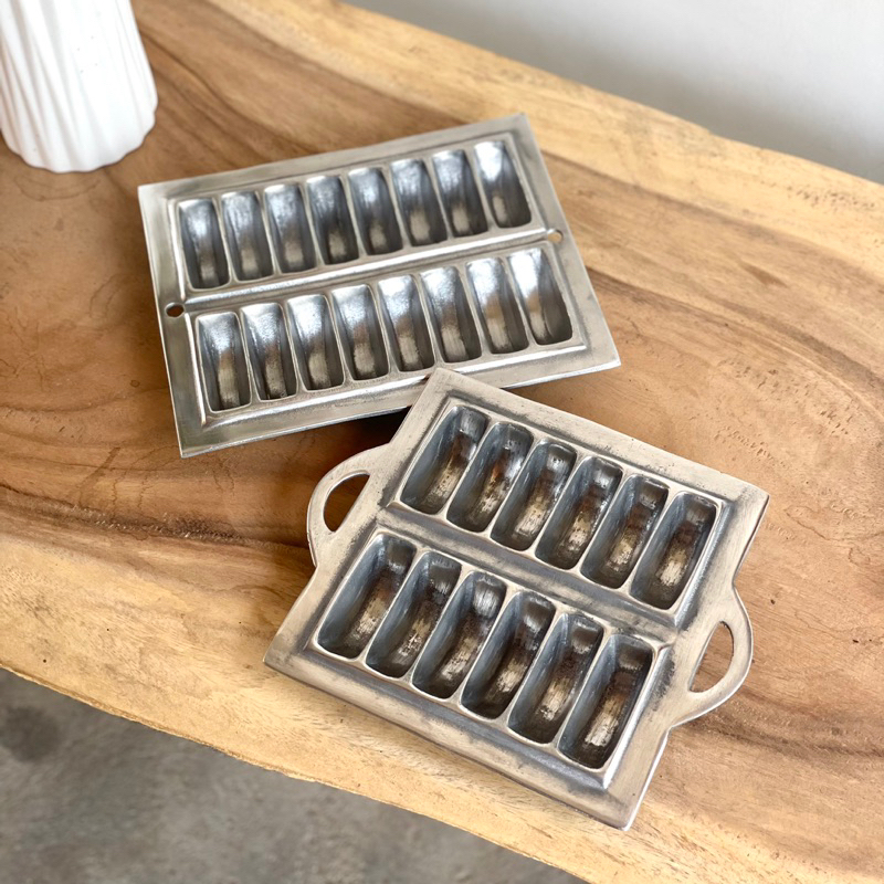 TERMURAH Cetakan Pukis Tebal Isi 12 dan 16/ Cetakan Gandos Alumunium Serbaguna/ Cetakan Kue Bandros/