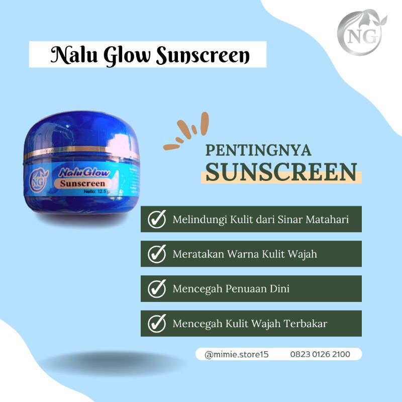 SUNSCREEN NALU GLOW / SUNSCREEN NALU GLOW ORIGINAL BPOM