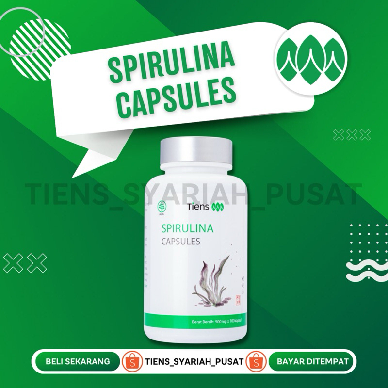 Spirulina Capsules - Suplemen Kesehatan & Masker Wajah Kapsul
