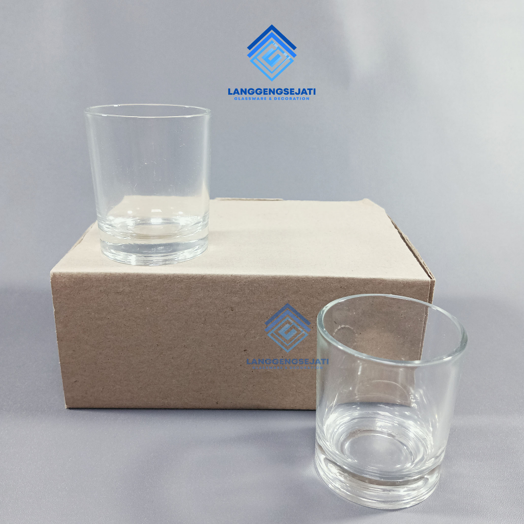 [ 6 PCS ] GELAS KACA SLOKI / GELAS SELOKI / GELAS MINI / GELAS SOLJU