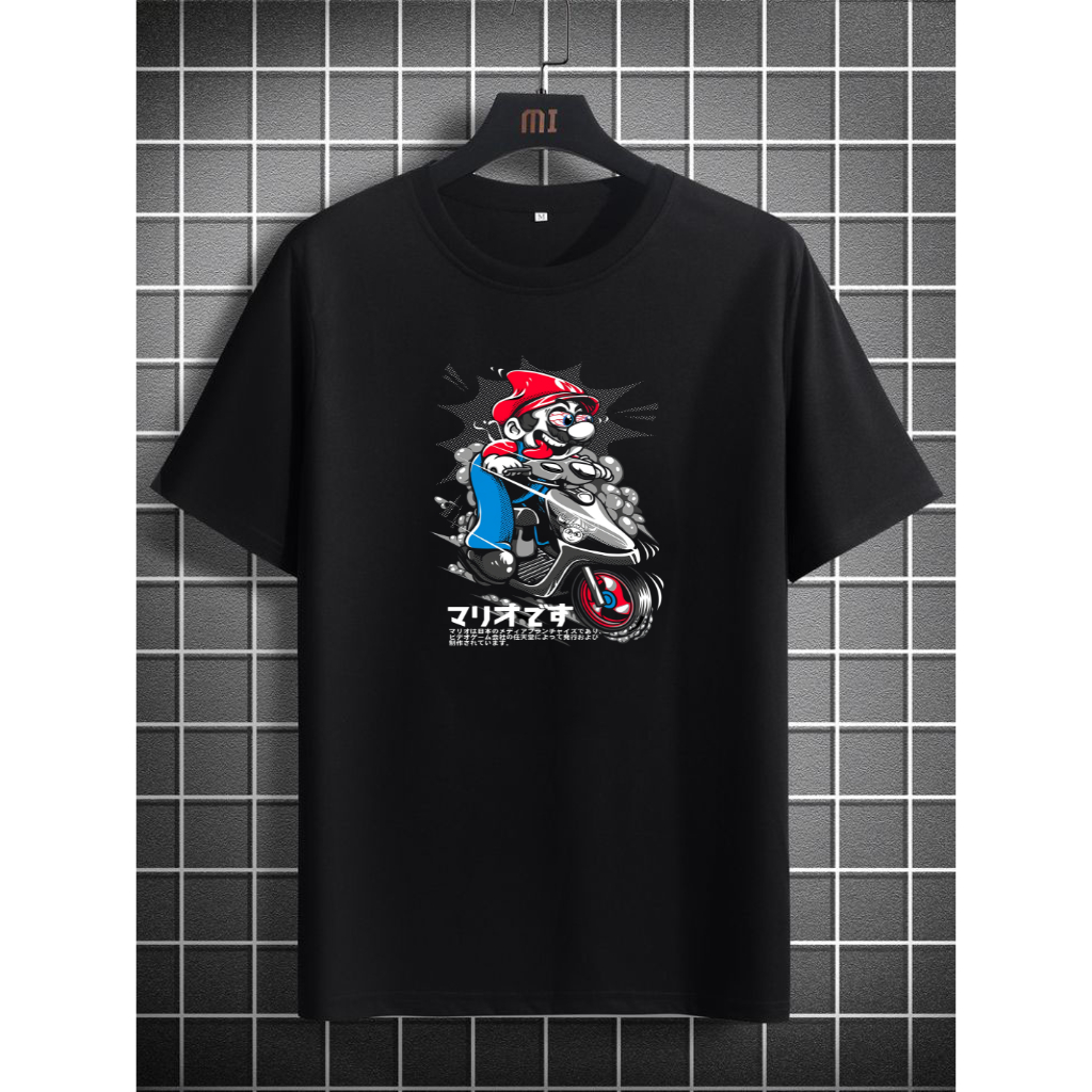 Hot Item Kaos Pria Kartun VESPA - Baju Kaos Kartun Vespa Jepang - T-Shirt Vespa Japan Sablon - Kaos 