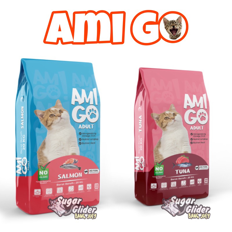 AMIGO CAT FOOD FRASHPACK DRY FOOD KUCING ADULT AMI GO 800gr