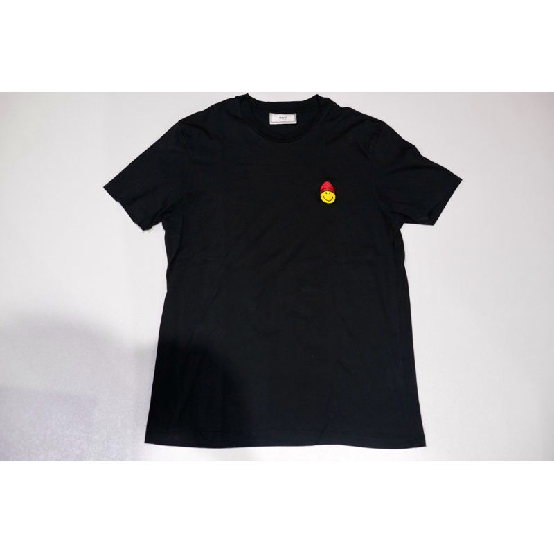 Jual Kaos Alexandre Mattiussi AMI Collab Smiley - Black