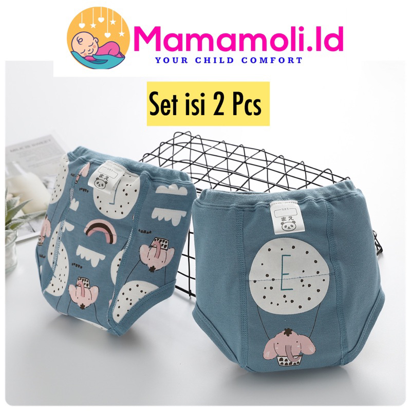 Celana Dalam Popok Kain Diaper Clodi Training Pants Tatur Anak Bayi 6 Layer Premium