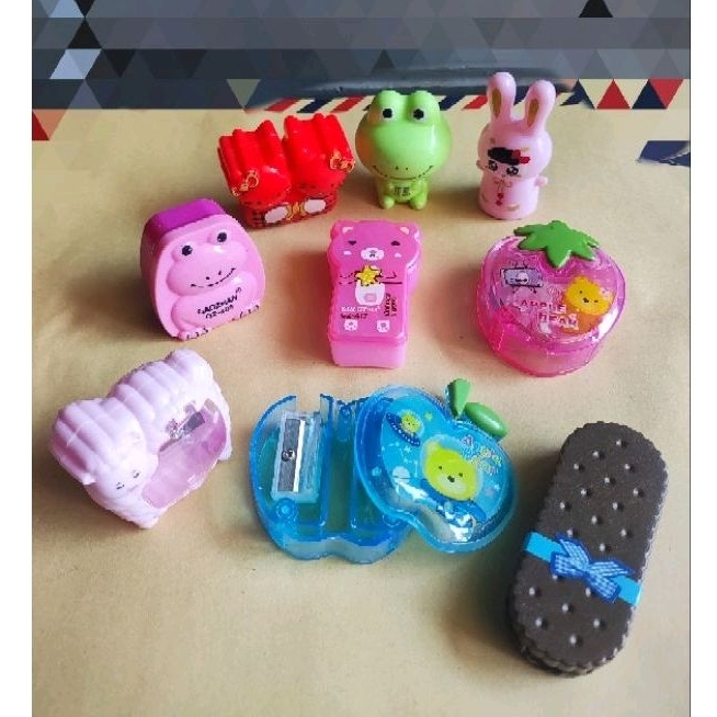 

rautan/serutan/orotan/sharpener karakter lucu RANDOM C3