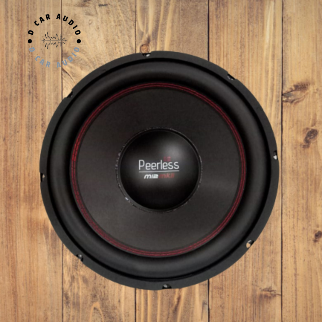 Subwoofer Peerless M12MKll - DOUBLE voice coil 12 inch M12 MKll