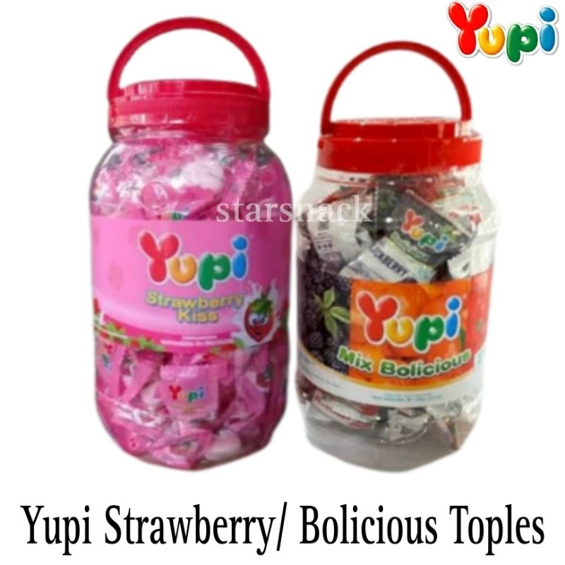 

Yupi Strawberry Kiss Bolicious mix 250gr toples