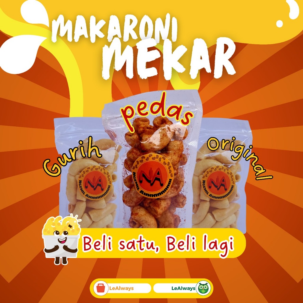 

makaroni mekar/makaroni ngembang/makaroni/cemilan enak/nyemil