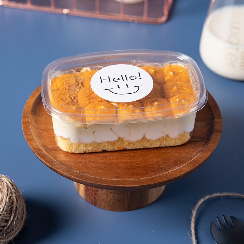 Dessert Box OVAL KECIL Cup Puding Tiramisu DESSERT OVAL KECIL TUTUP 10PCS