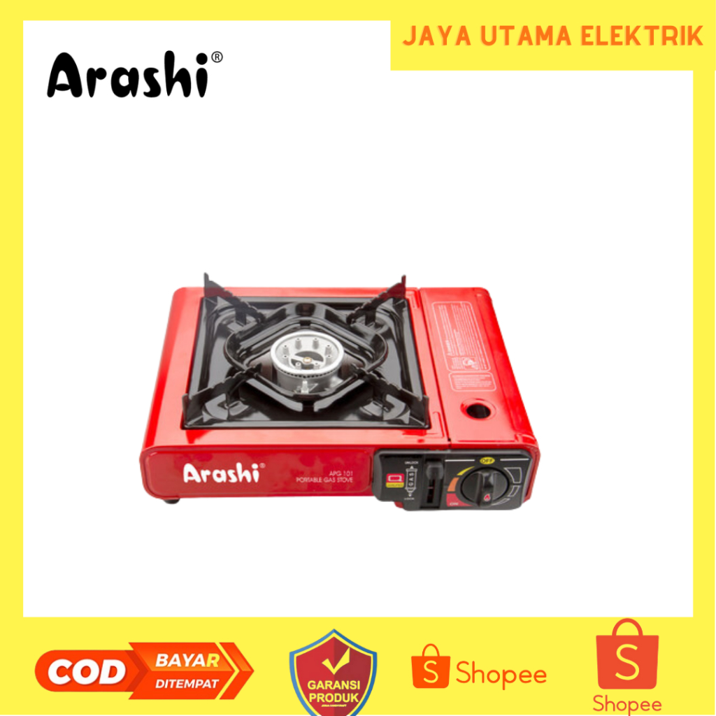 Kompor Gas / Kompor Portable Arashi APG 101 - 1 Tungku/kompor portable