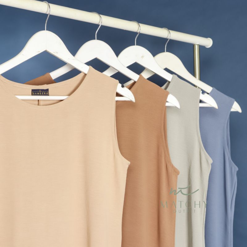 iner gamis crincle//matchy//iner lembut//iner//fashion