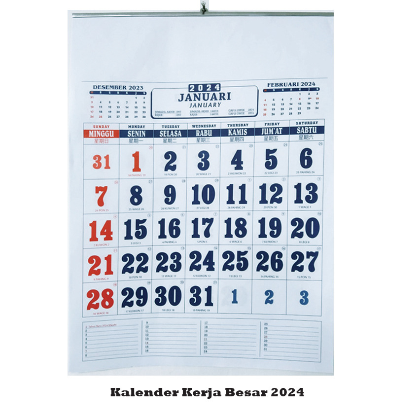 

Kalender Kerja Besar 2024