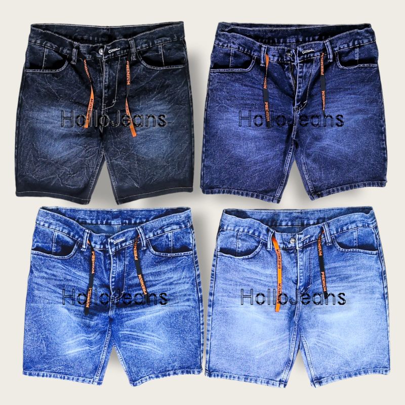 Celana Jeans Pendek Pria Snow Whisker Premium Distro