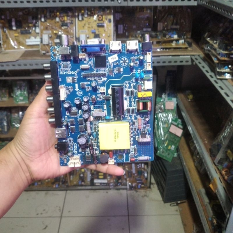 POLYTRON PLD32T1500E MAINBOARD - MESIN TV - MOTHERBOARD - MB TV LED POLYTRON PLD 32T1500E