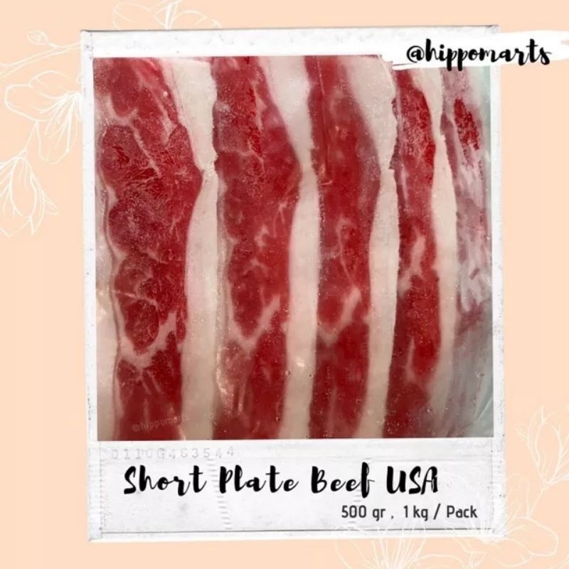 Shortplate beef Slice (Angus Beef) Halal