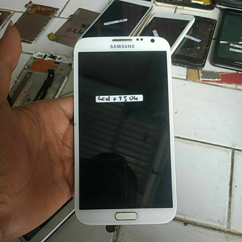 LCD SENTUH NORMAL OKE BEKAS SAMSUNG GALAXY NOTE 2 N7100