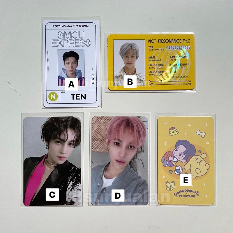 [UBAH SPX jadi POS/JNT] pc ten passcard smcu yangyang id card departure arrival pb our home konsep s