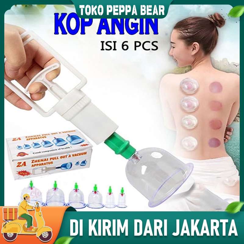 Alat Bekam - Kop Angin 6 Cup Alat Bekam Komplit Untuk Menyembuhkan Berbagai Penyakit Sunnah