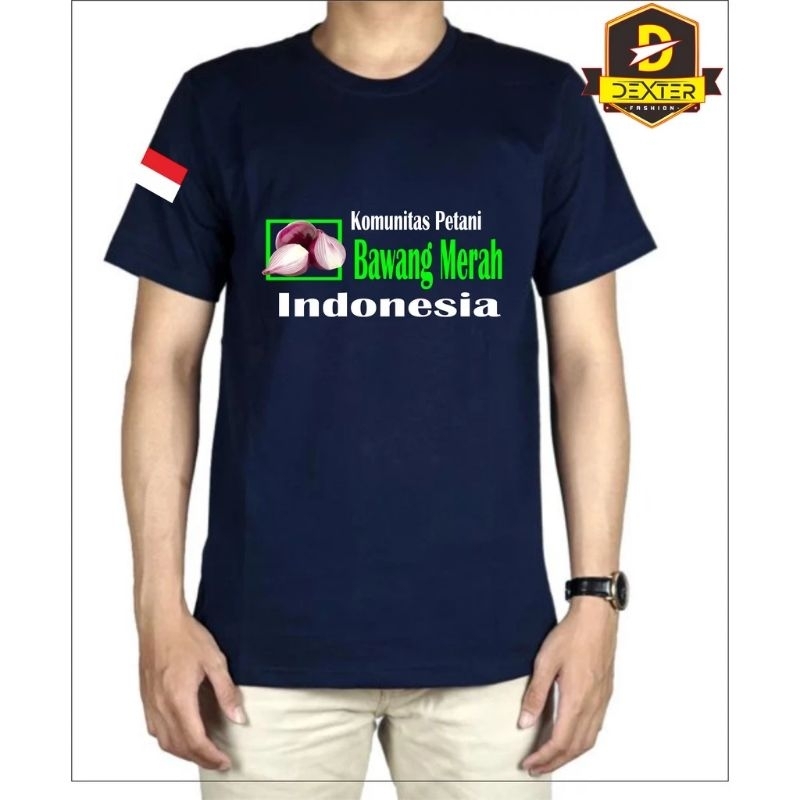 KAOS PETANI BAWANG MERAH INDONESIA BAJU PETANI BAWANG MERAH PRIA DAN WANITA GRATIS ONGKIR [BAHAN BER