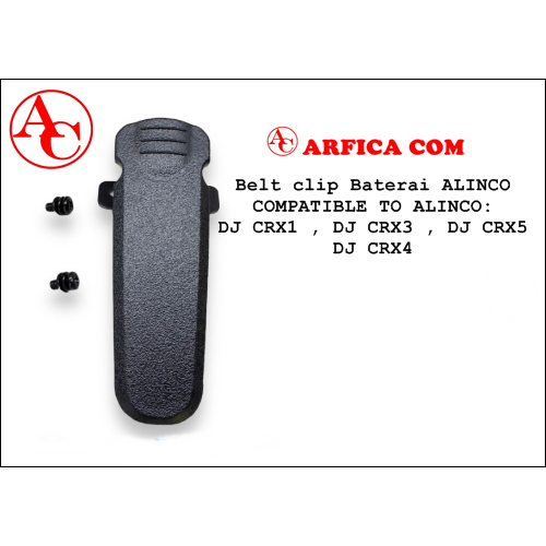 Belt Clip HT Alinco DJ-CRX1 DJ-CRX3 DJ-CRX5 ORI Baru BELTKLIP BATRE HT ALINCO DJ CRX1 CRX3 CRX5