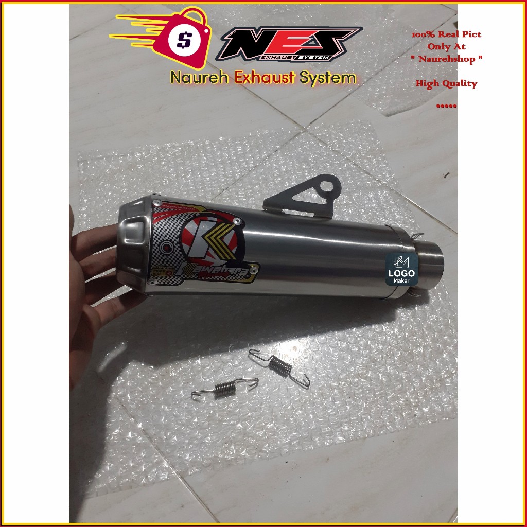 Knalpot KAWAHARA Silencer GTX / Tabung Silencer / Ready inlet 38/50 mm