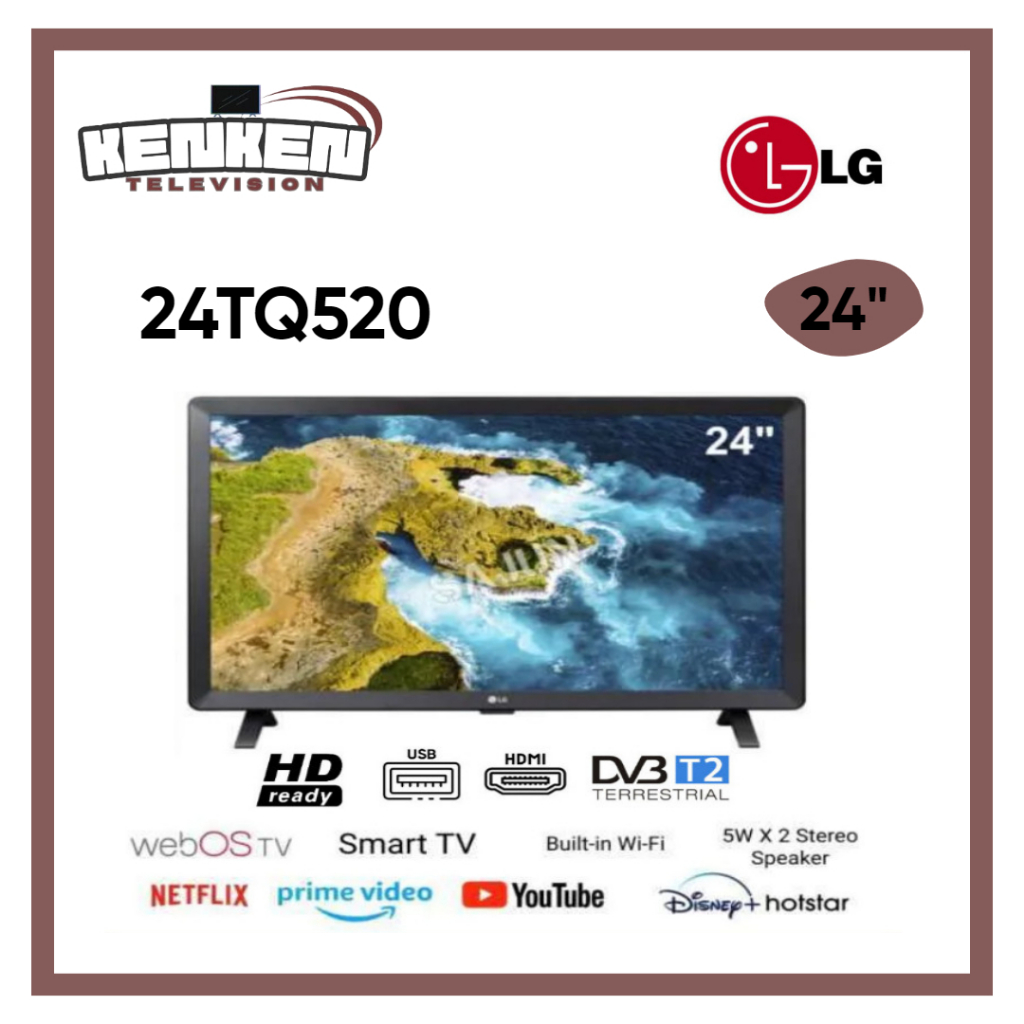 TV LED LG 24TQ520 LED LG 24 Inch Smart TV